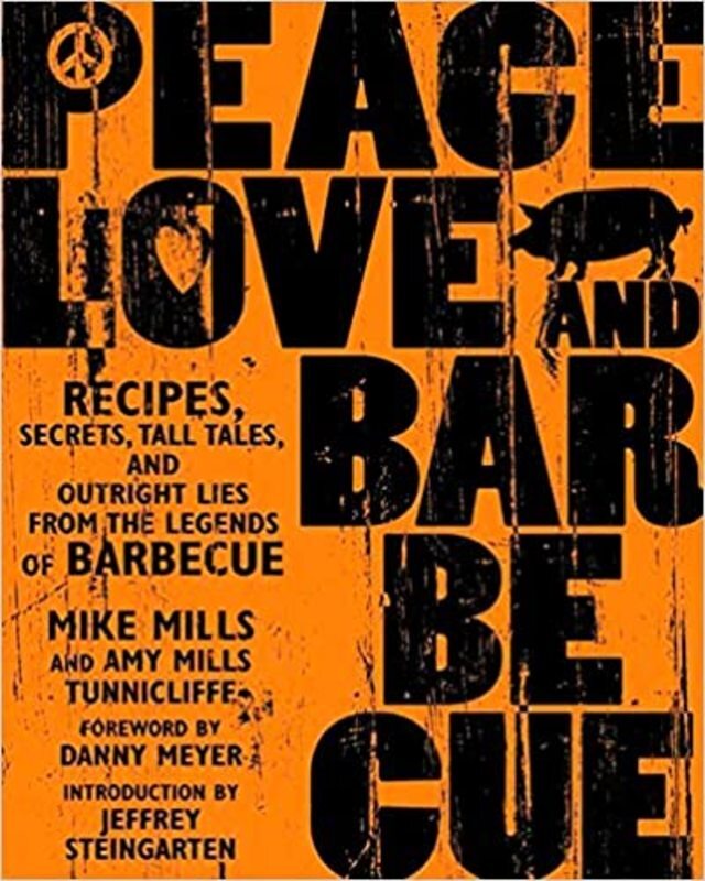 Book cover for "Peace, Love & Barbecue" by Amy Mills