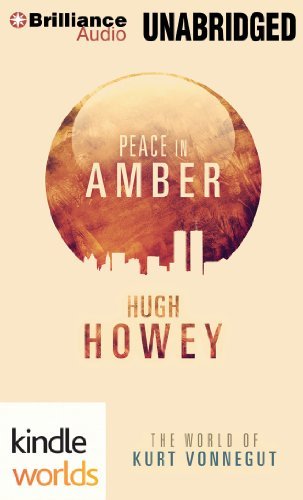 Book cover for "Peace in Amber" by Hugh Howey