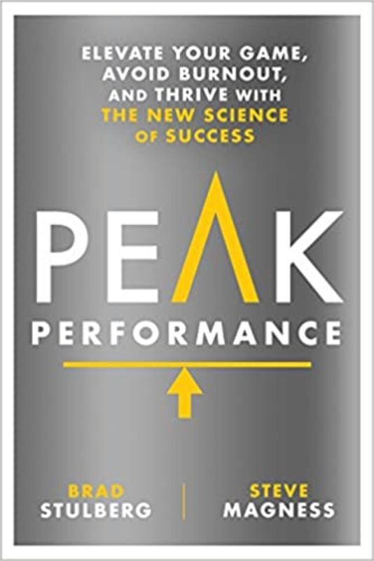 Book cover for "Peak Performance" by Brad Stulberg
