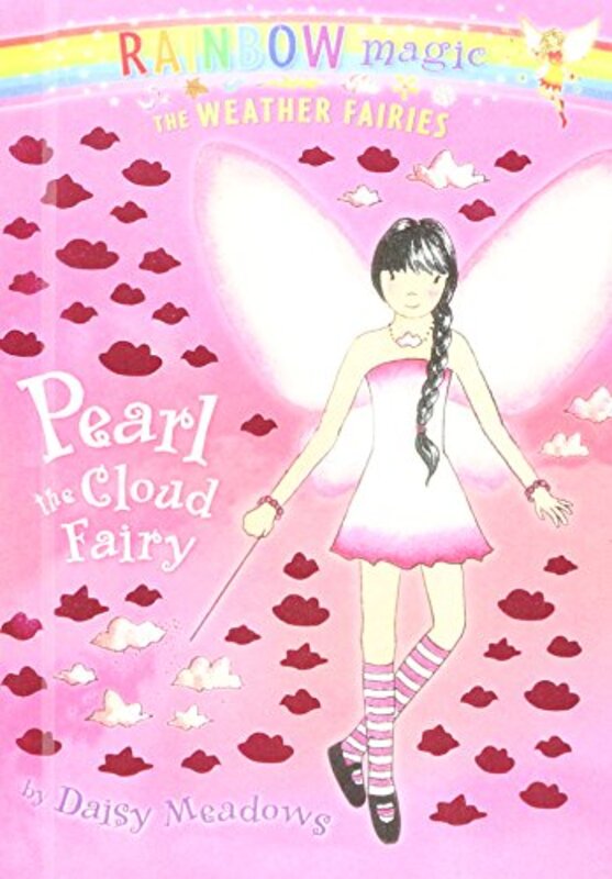 Book cover for "Pearl the Cloud Fairy" by Daisy Meadows