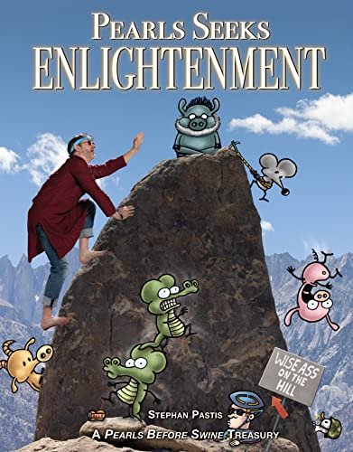 Book cover for "Pearls Seeks Enlightenment" by Stephan Pastis