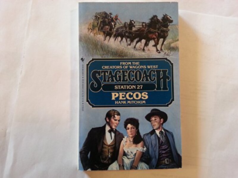 Book cover for "Pecos" by Hank Mitchum