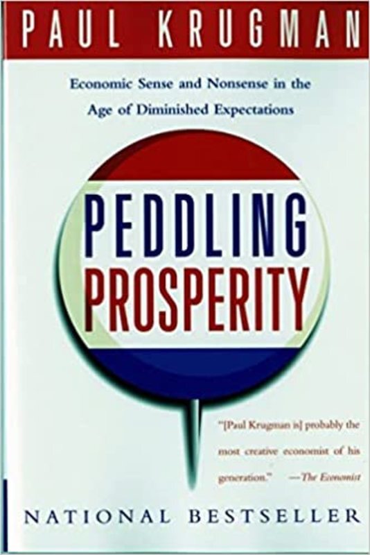 Book cover for "Peddling Prosperity"
