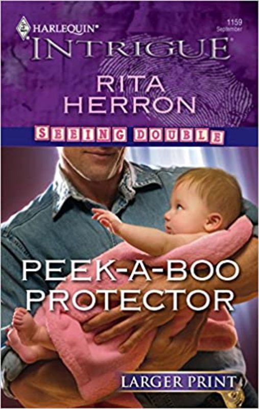 Book cover for "Peek-A-Boo Protector" by Rita Herron