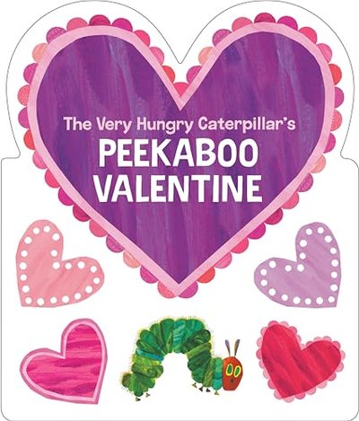 Book cover for "Peekaboo Valentine" by Eric Carle