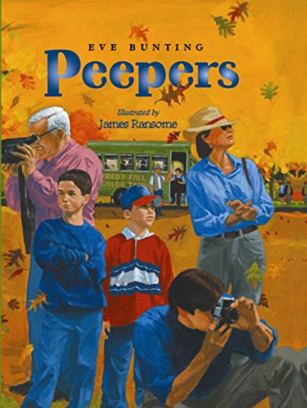 Book cover for "Peepers" by James E Ransome