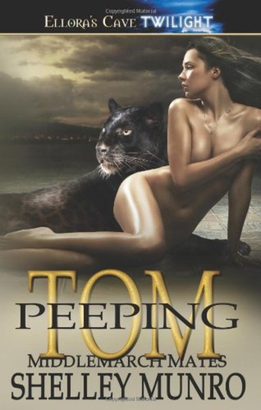 Book cover for "Peeping Tom" by Shelley Munro