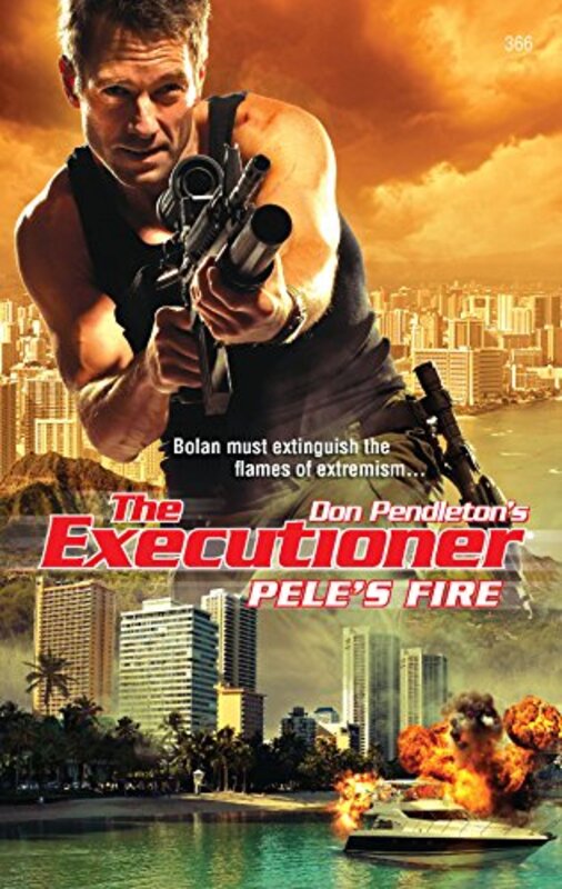 Book cover for "Pele's Fire" by Don Pendleton