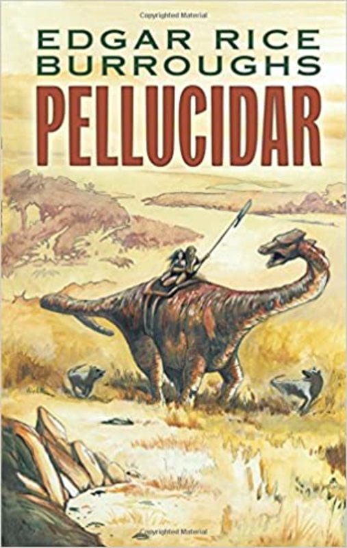 Book cover for "Pellucidar" by Edgar Rice Burroughs