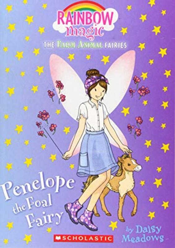 Book cover for "Penelope the Foal Fairy" by Daisy Meadows