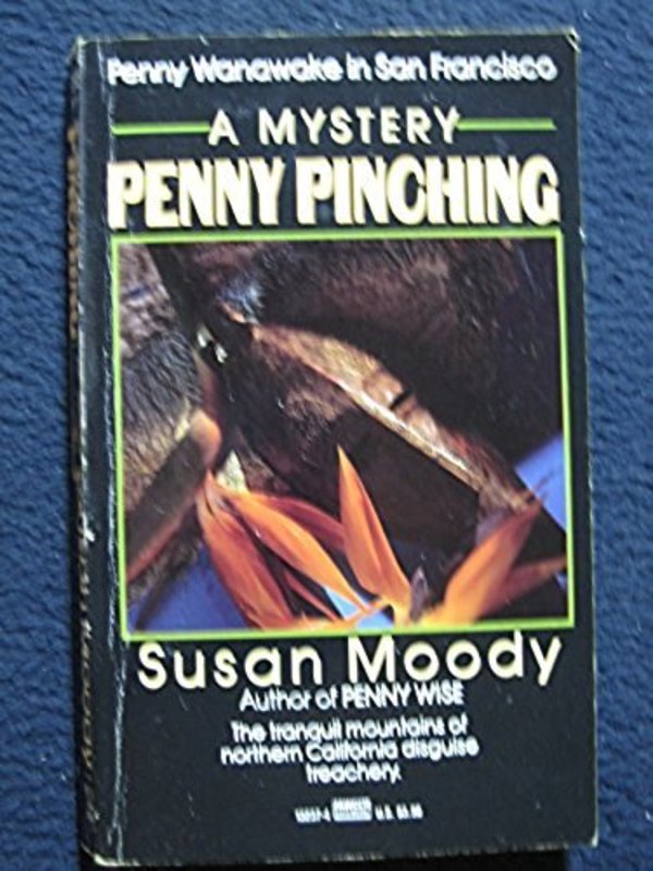 Book cover for "Penny Pinching" by Susan Moody