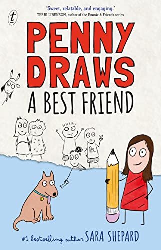 Book cover for "Penny Draws a Best Friend" by Sara Shepard