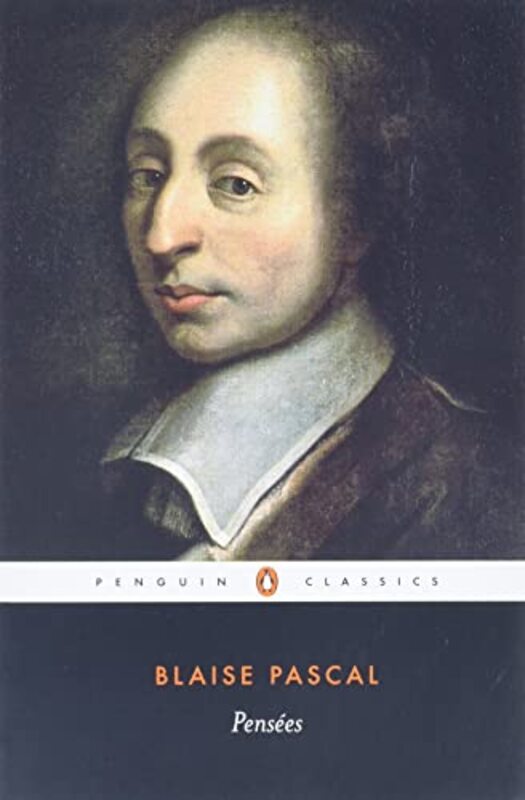 Book cover for "Pensees" by Blaise Pascal