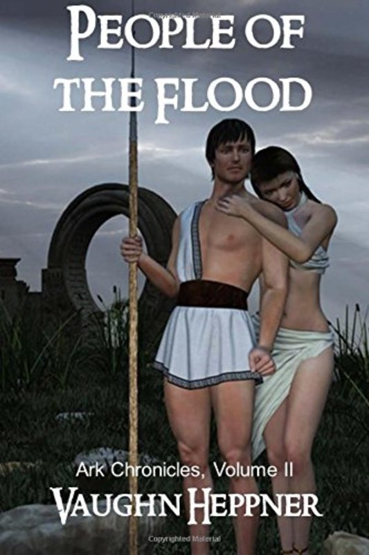 Book cover for "People of the Flood" by Vaughn Heppner
