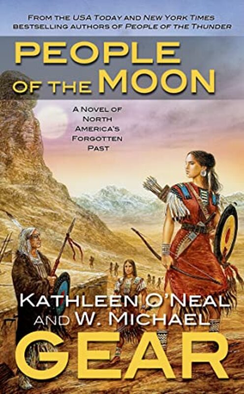 Book cover for "People of the Moon" by W Michael Gear