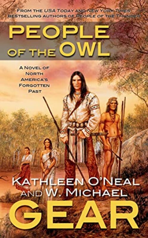 Book cover for "People of the Owl" by W Michael Gear