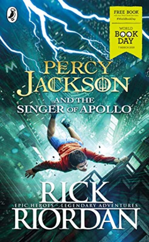 Book cover for "Percy Jackson and the Singer of Apollo"