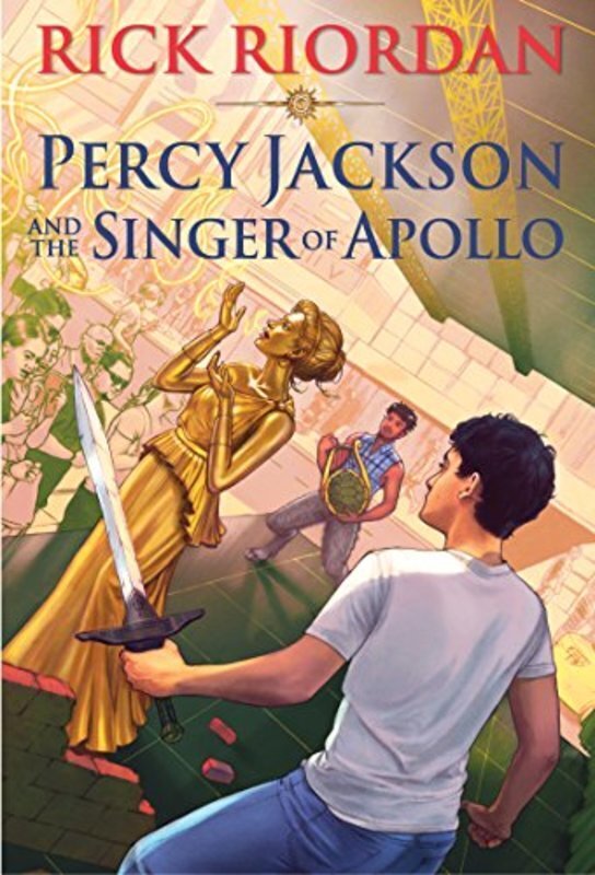 Book cover for "Percy Jackson and the Singer of Apollo"
