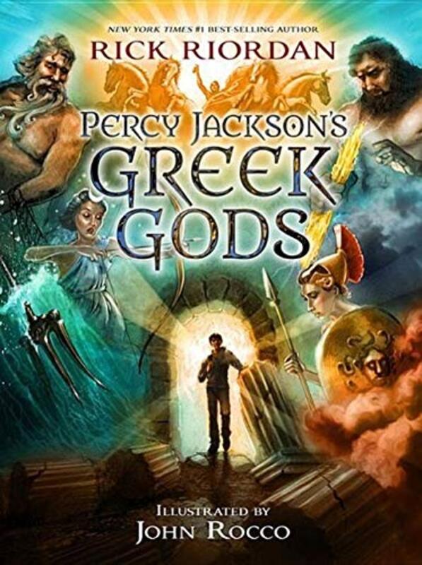 Book cover for "Percy Jackson's Greek Gods"