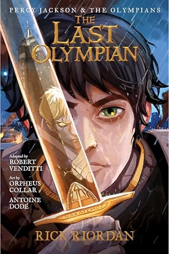 Book cover for "Percy Jackson and the Last Olympian"