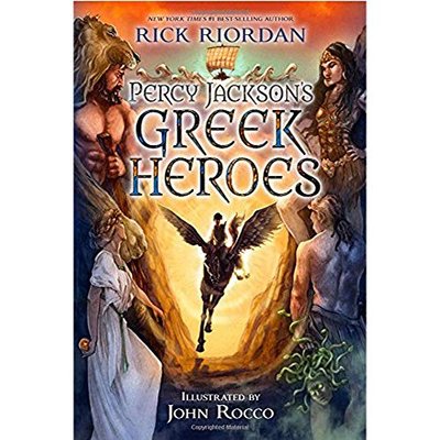 Book cover for "Percy Jackson's Greek Heroes"