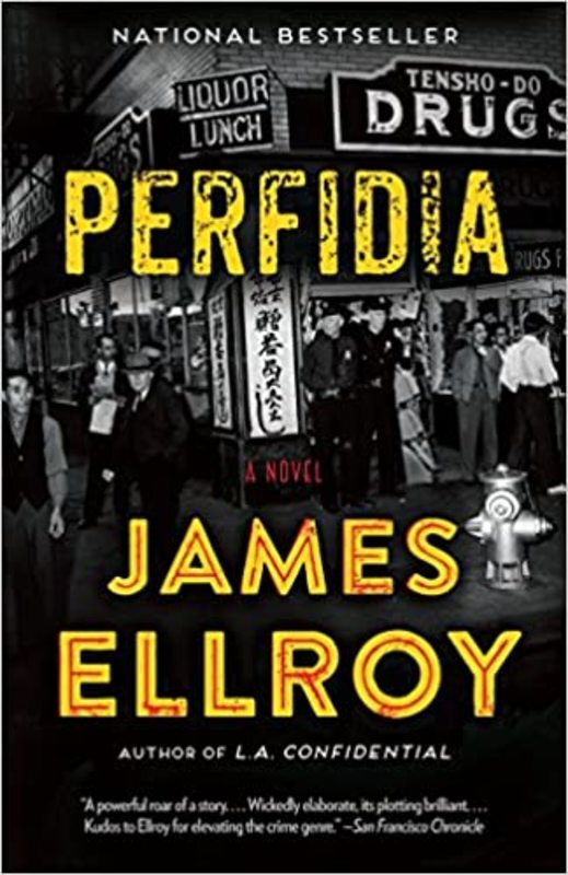 Book cover for "Perfidia" by James Ellroy