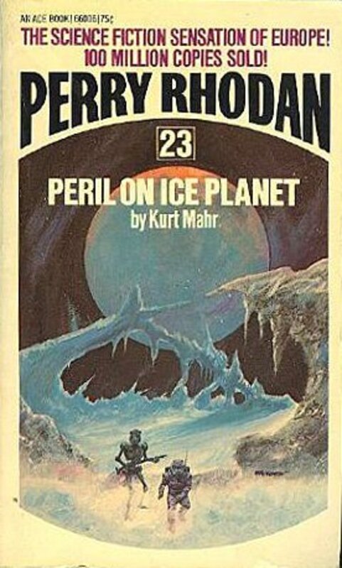 Book cover for "Peril On Ice Planet" by Kurt Brand
