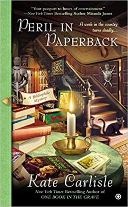 Book cover for "Peril in Paperback" by Kate Carlisle