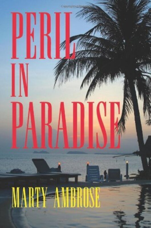 Book cover for "Peril in Paradise" by Marty Ambrose