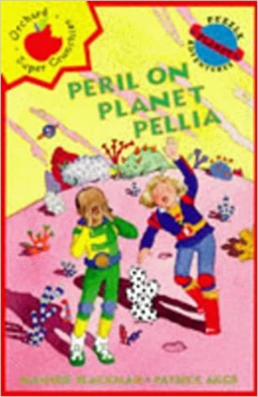 Book cover for "Peril on Planet Pellia" by Malorie Blackman