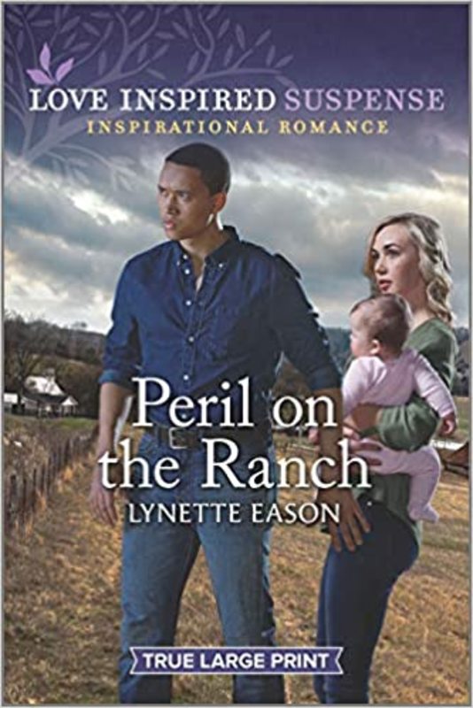 Book cover for "Peril on the Ranch" by Lynette Eason