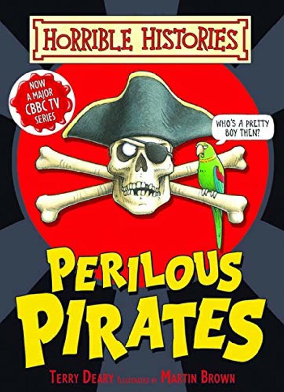 Book cover for "Perilous Pirates" by Terry Deary