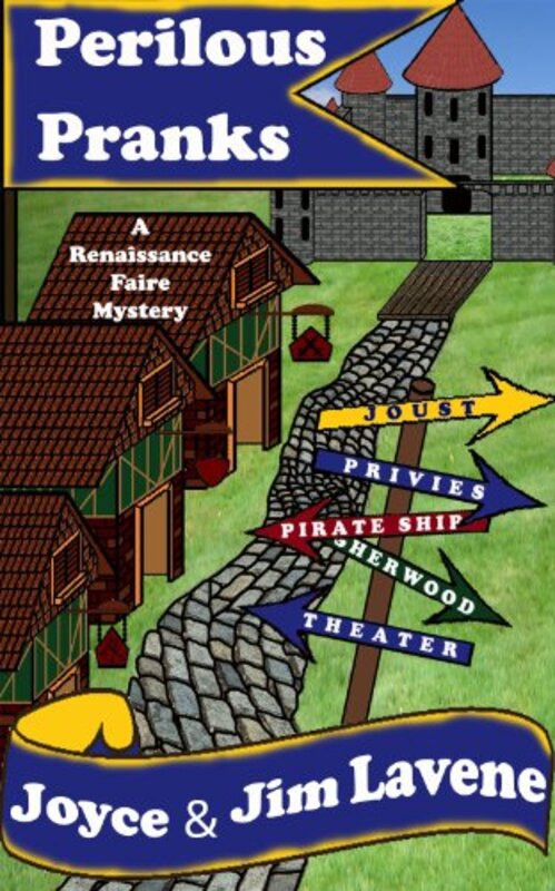 Book cover for "Perilous Pranks" by Joyce Lavene