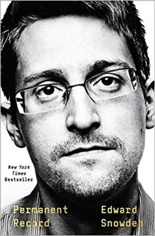 Book cover for "Permanent Record" by Edward Snowden