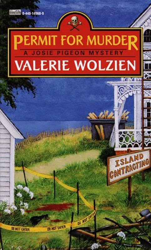 Book cover for "Permit for Murder" by Valerie Wolzien