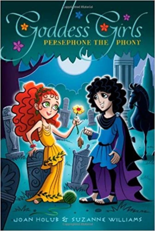 Book cover for "Persephone the Phony" by Suzanne Williams