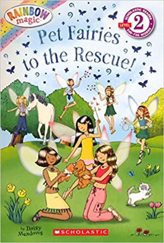 Book cover for "Pet Fairies to the Rescue!" by Daisy Meadows