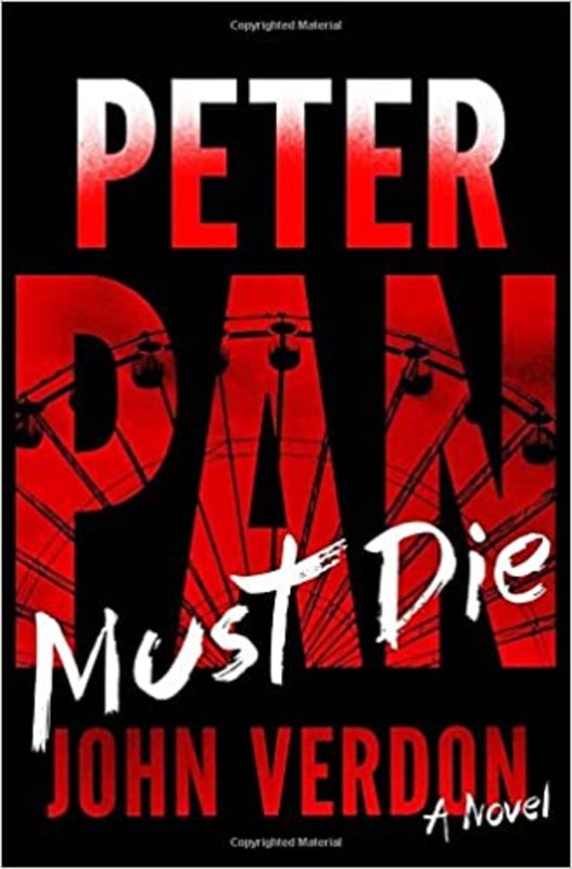 Book cover for "Peter Pan Must Die" by John Verdon