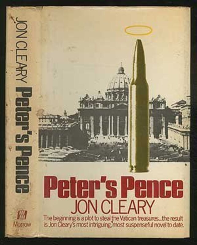 Book cover for "Peter's Pence" by Jon Cleary