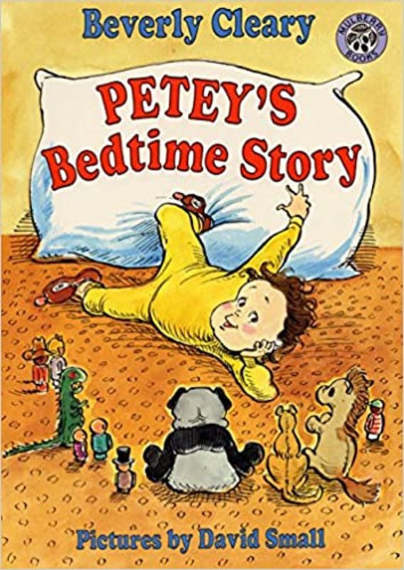Book cover for "Petey's Bedtime Story" by Beverly Cleary