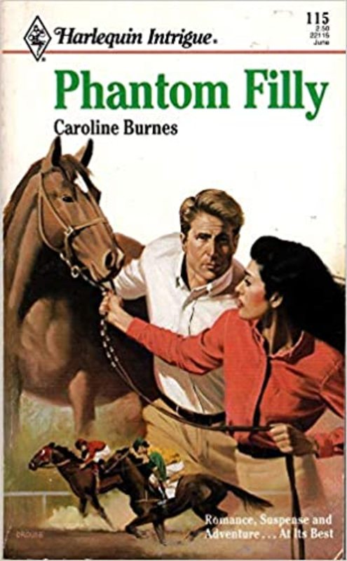 Book cover for "Phantom Filly" by Carolyn Haines