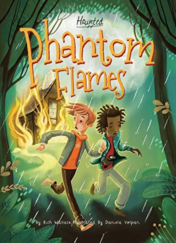 Book cover for "Phantom Flames" by Rich Wallace