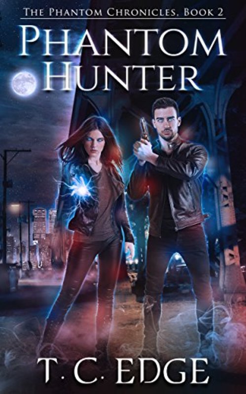 Book cover for "Phantom Hunter" by TC Edge