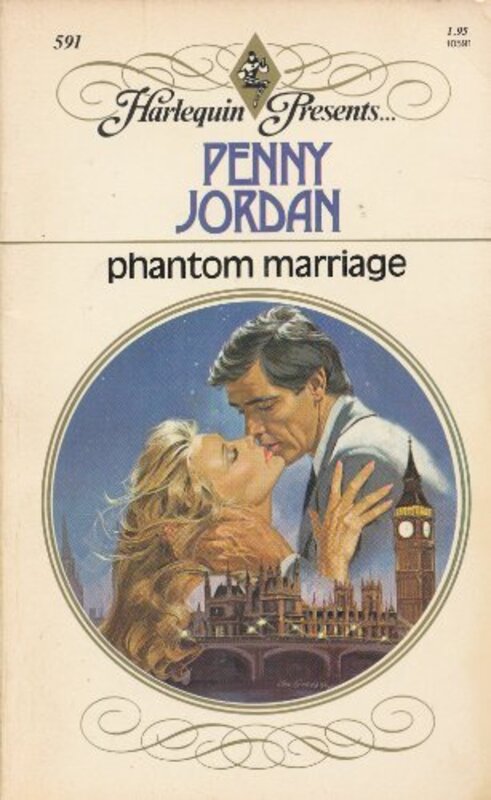 Book cover for "Phantom Marriage" by Penny Jordan