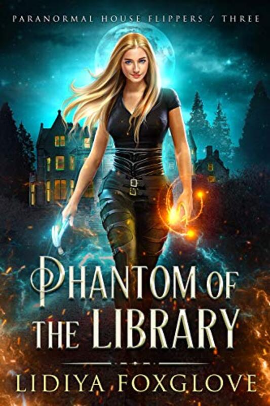 Book cover for "Phantom of the Library" by Lidiya Foxglove