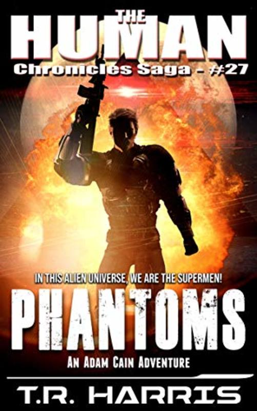 Book cover for "Phantoms" by TR Harris