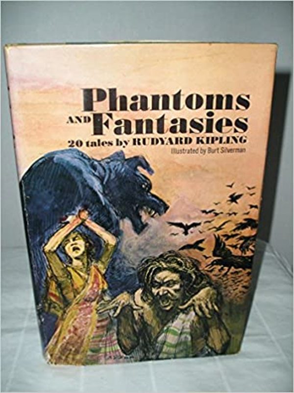 Book cover for "Phantoms and Fantasies" by Rudyard Kipling