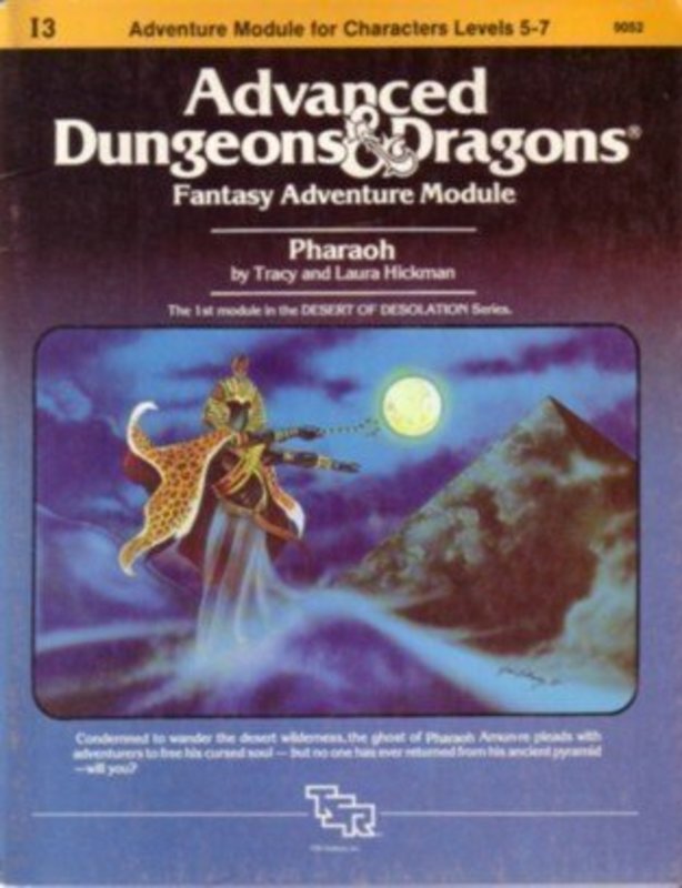 Book cover for "Pharaoh" by Tracy Hickman