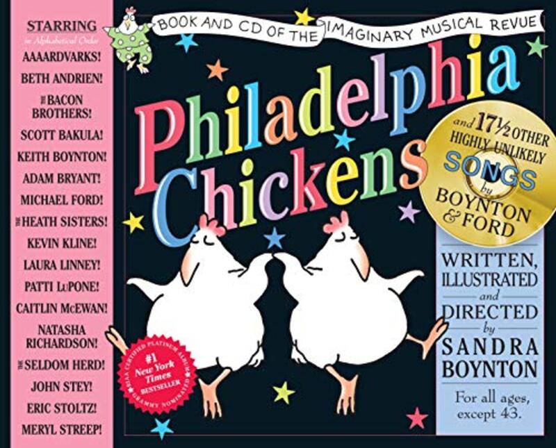 Book cover for "Philadelphia Chickens" by Sandra Boynton