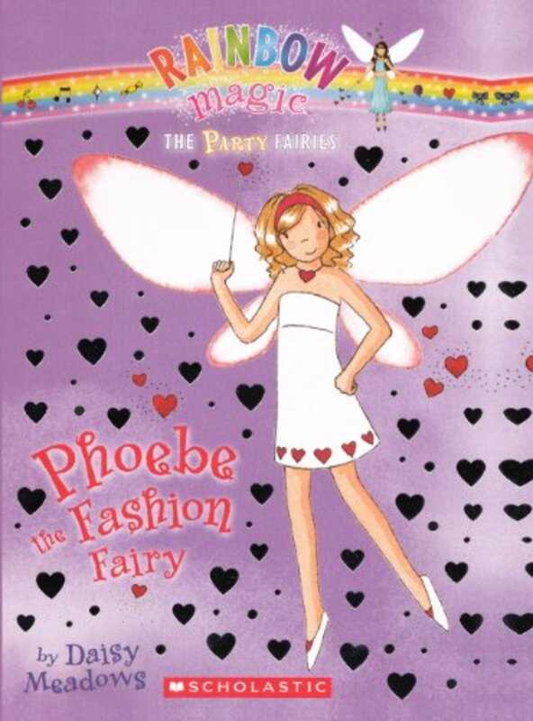 Book cover for "Phoebe the Fashion Fairy" by Daisy Meadows